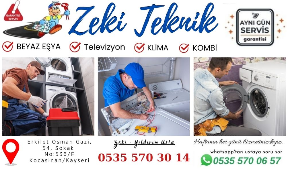 Kayseri Çamaşır Makinesi Tamircisi